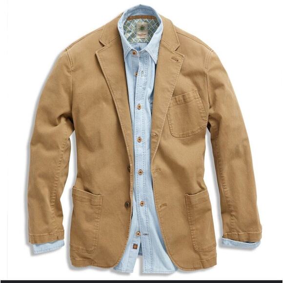 TheTerritory Ahead Sz XL Silk Blend Sport/Barn Jacket Light Academia Casual - Picture 2 of 15